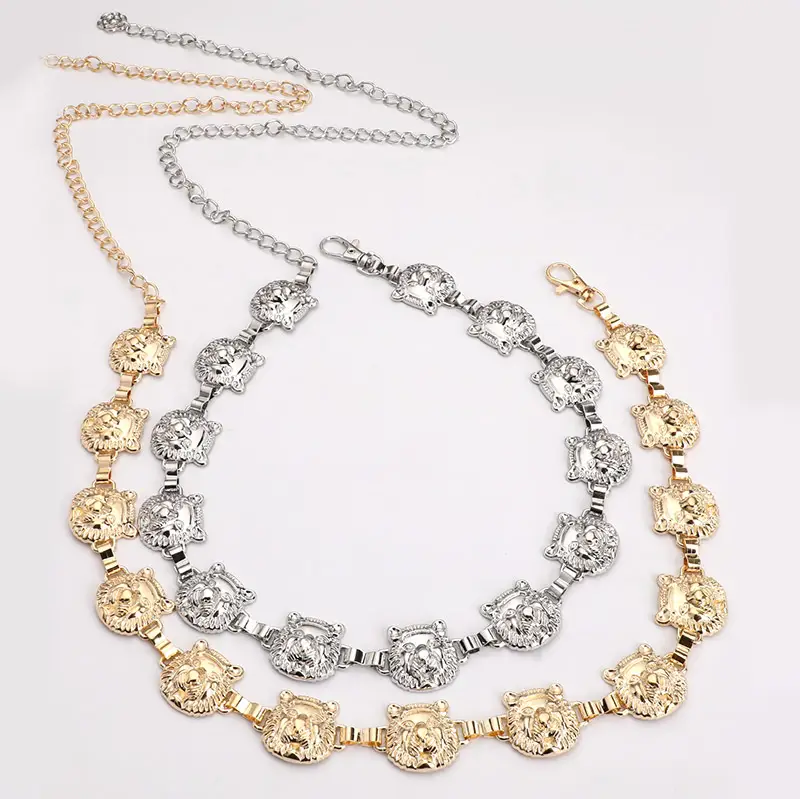 Vintage Women's Gold Spider Waist Chain with Chain — feature 29