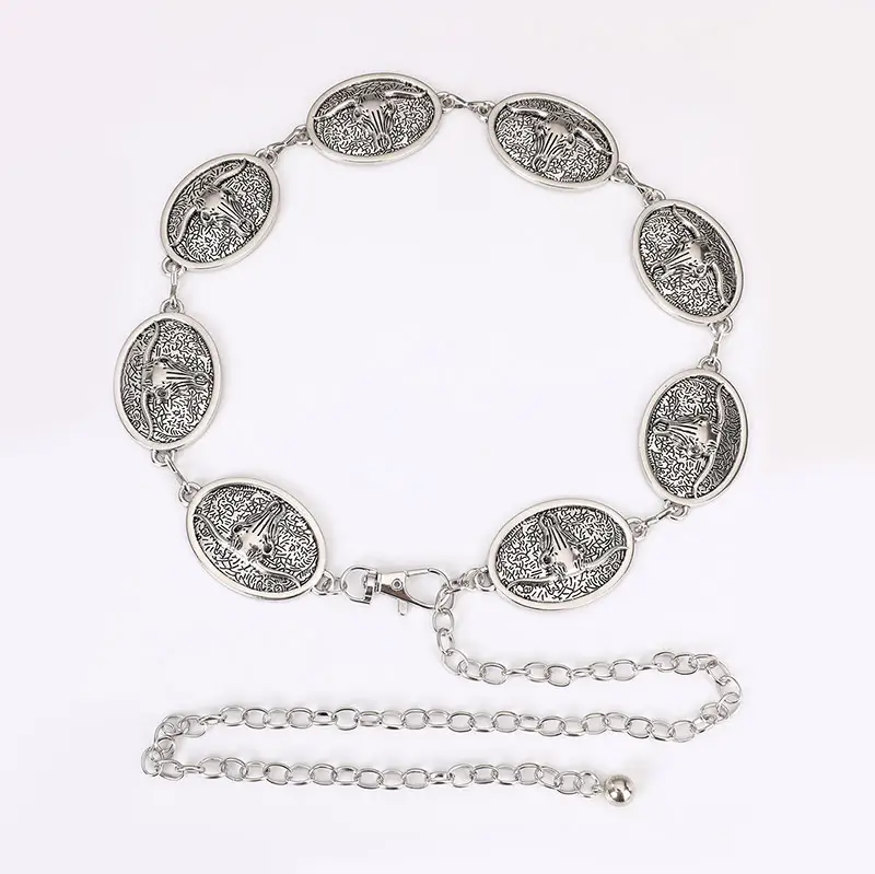 Vintage Women's Gold Spider Waist Chain with Chain - Image 3