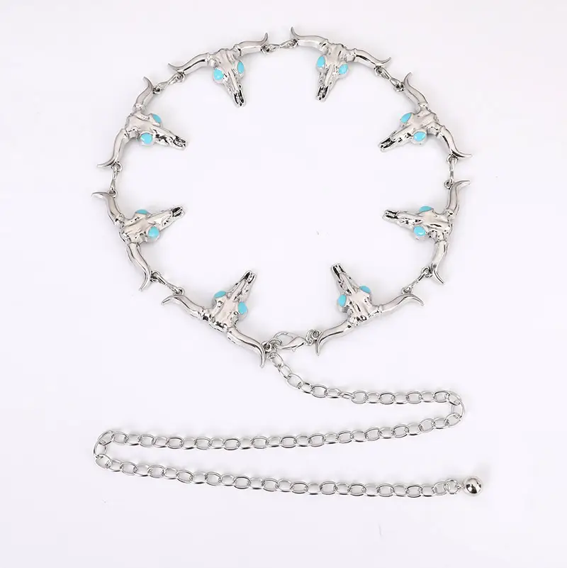 Vintage Women's Gold Spider Waist Chain with Chain - Image 5