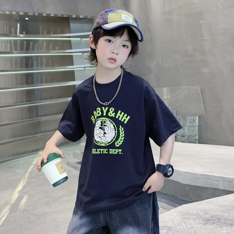 Baby & Him Graphic T-Shirt Pink 2026 Kids - Image 3
