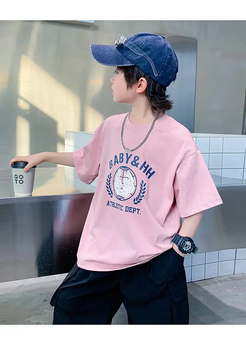 Baby & Him Graphic T-Shirt Pink 2026 Kids — feature 13