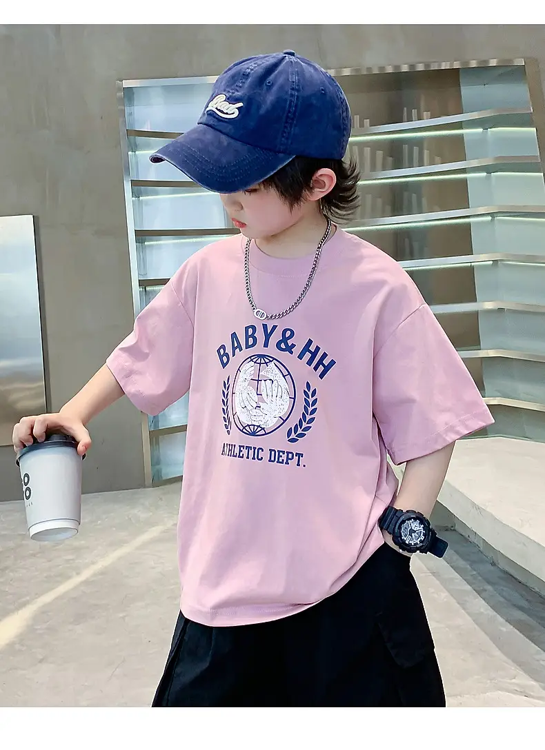 Baby & Him Graphic T-Shirt Pink 2026 Kids — feature 8
