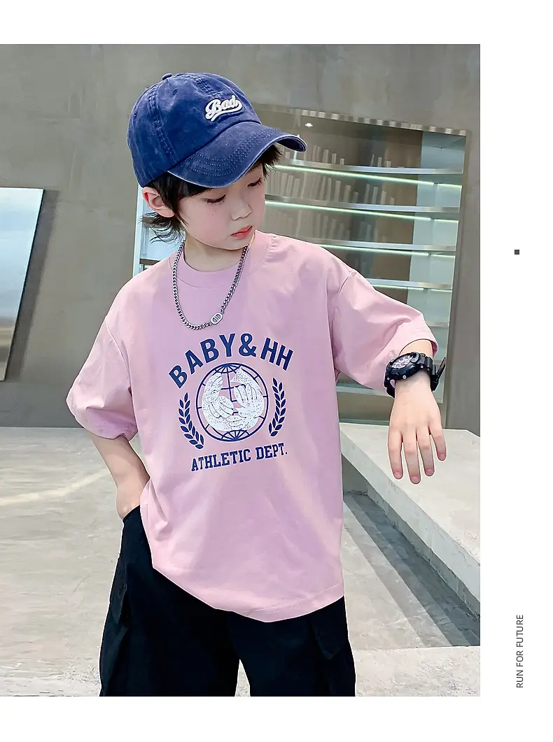Baby & Him Graphic T-Shirt Pink 2026 Kids — feature 9