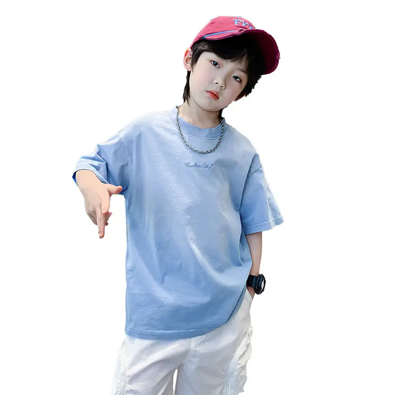 Boys Purple Gradient Short Sleeve T-Shirt 2026 - Image 8