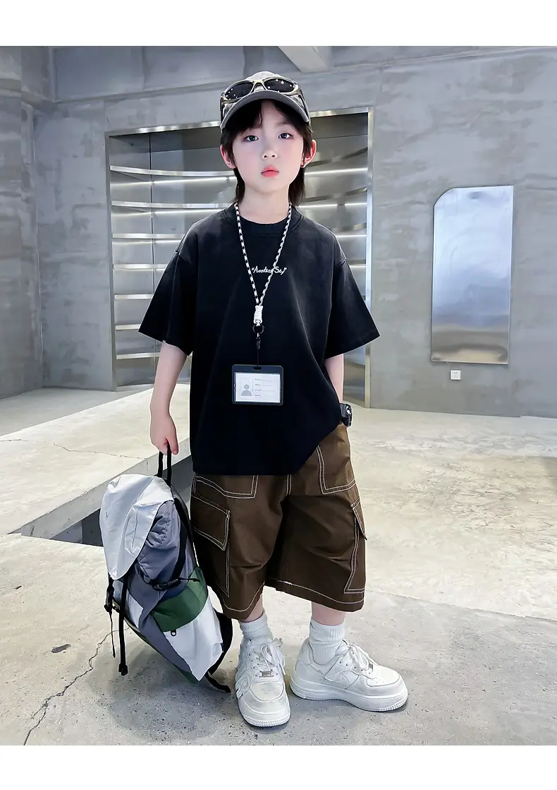 Boys Purple Gradient Short Sleeve T-Shirt 2026 — feature 16