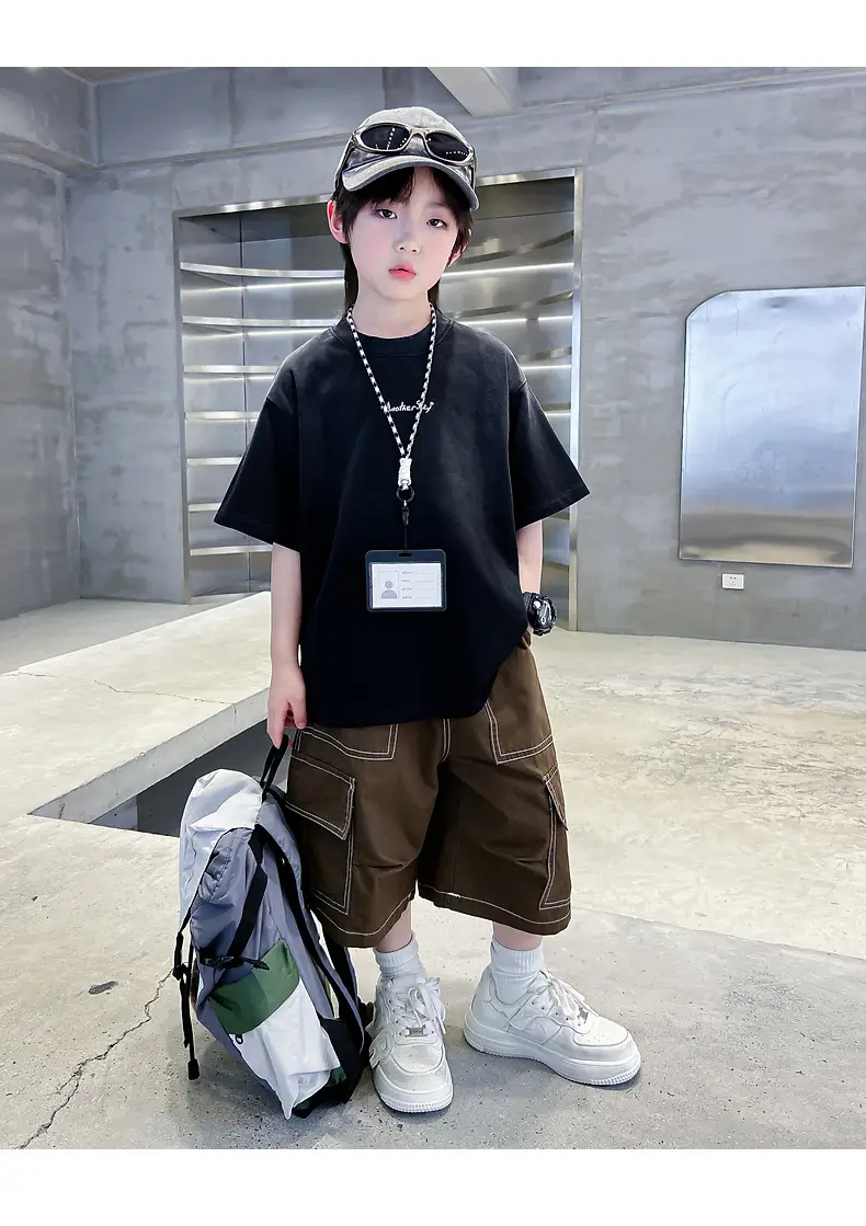 Boys Purple Gradient Short Sleeve T-Shirt 2026 — feature 18