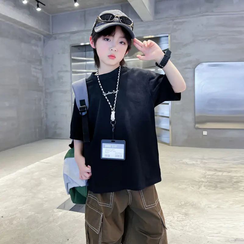 Boys Purple Gradient Short Sleeve T-Shirt 2026 - Image 3