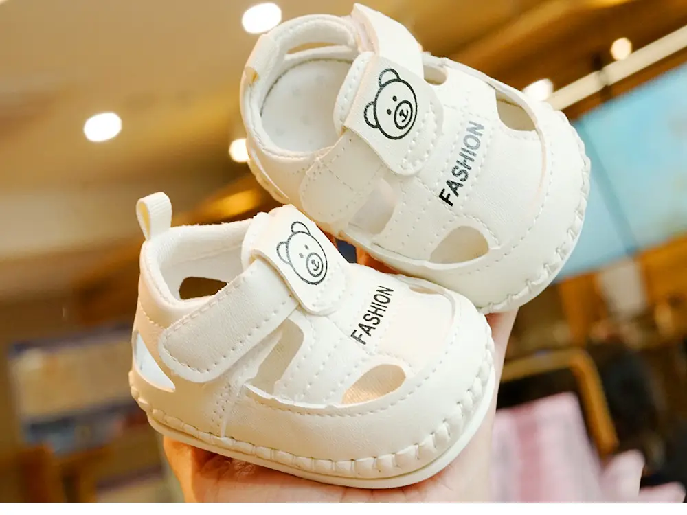Baby Sandals White Soft Sole 0-1Yr Non-Slip — feature 4