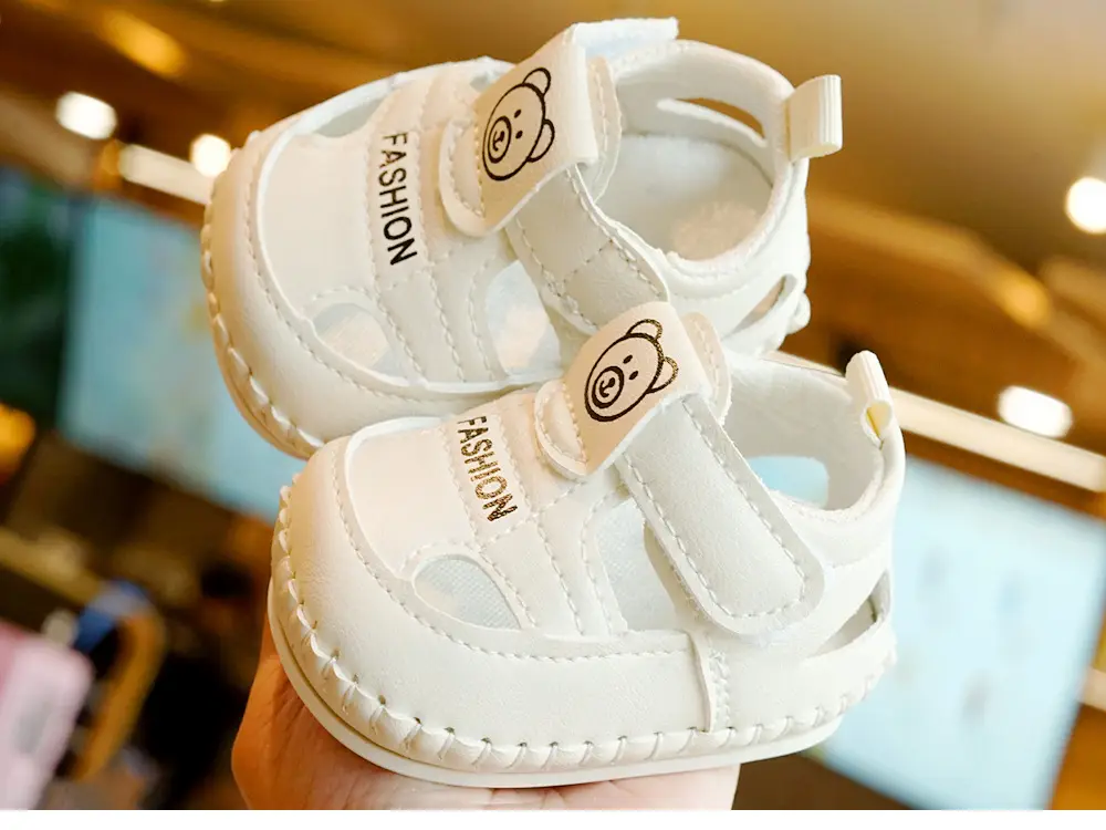 Baby Sandals White Soft Sole 0-1Yr Non-Slip — feature 5