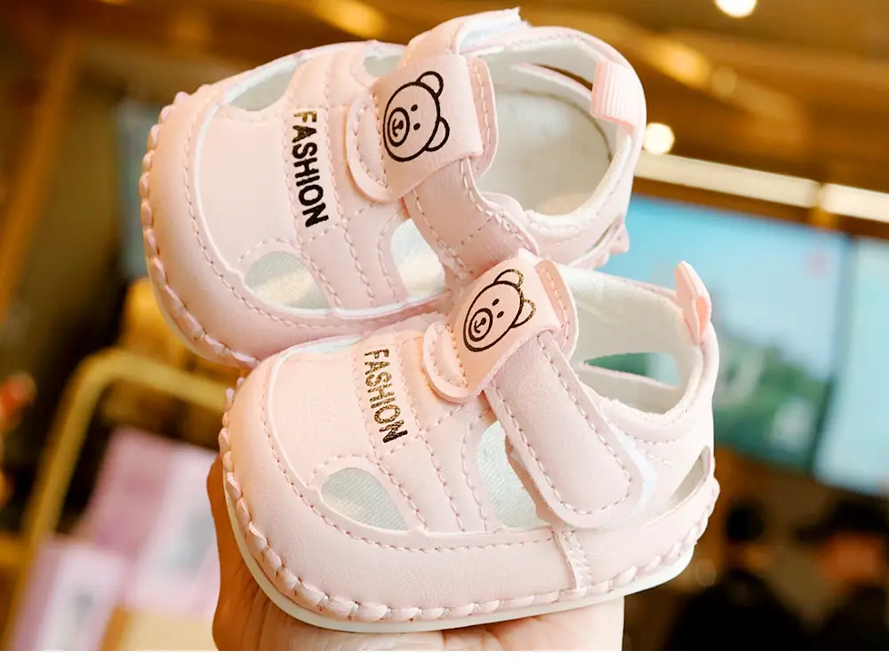 Baby Sandals White Soft Sole 0-1Yr Non-Slip — feature 7