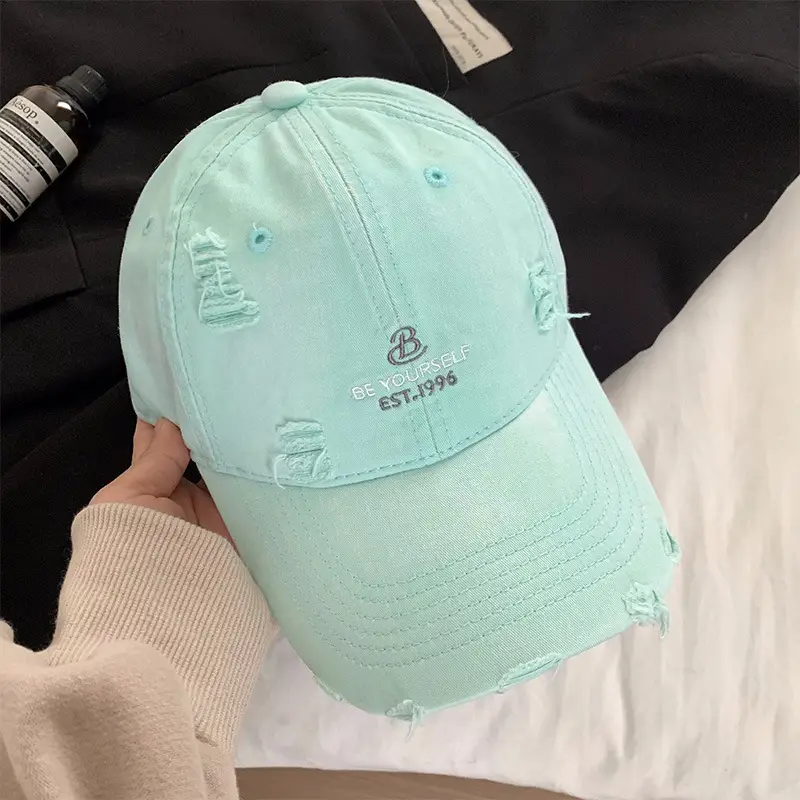 Korean Style Blue Baseball Cap for Girls 2025 - Image 2