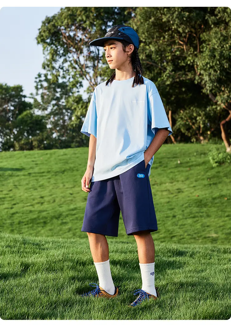Kids Flying Fish T-Shirt White Blue Black Short Sleeve — feature 15