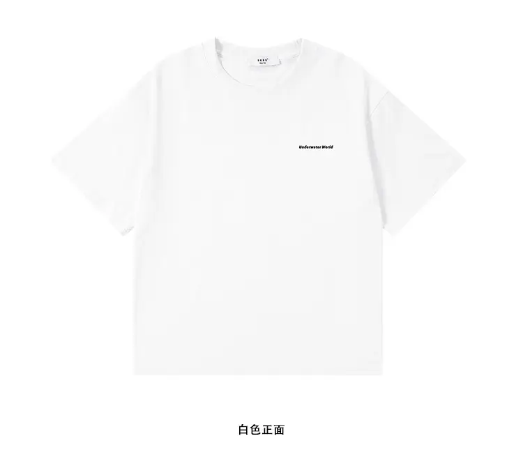 Kids Flying Fish T-Shirt White Blue Black Short Sleeve — feature 22