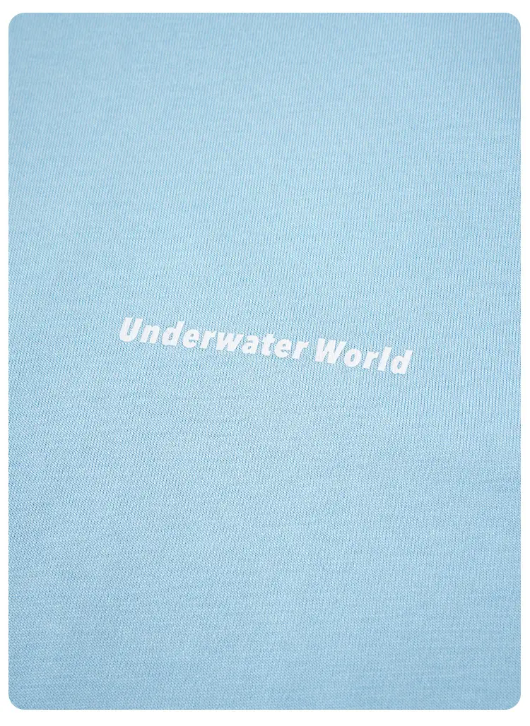 Kids Flying Fish T-Shirt White Blue Black Short Sleeve — feature 26