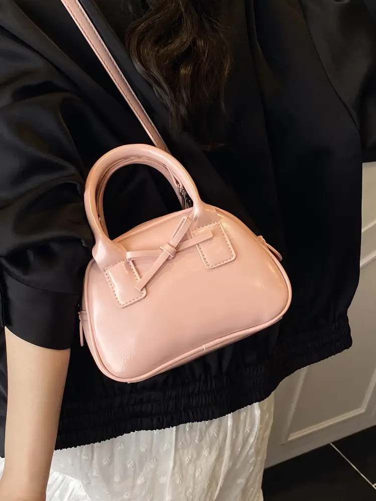 Women's Cream Bow Crossbody Bag 2025 - Image 9