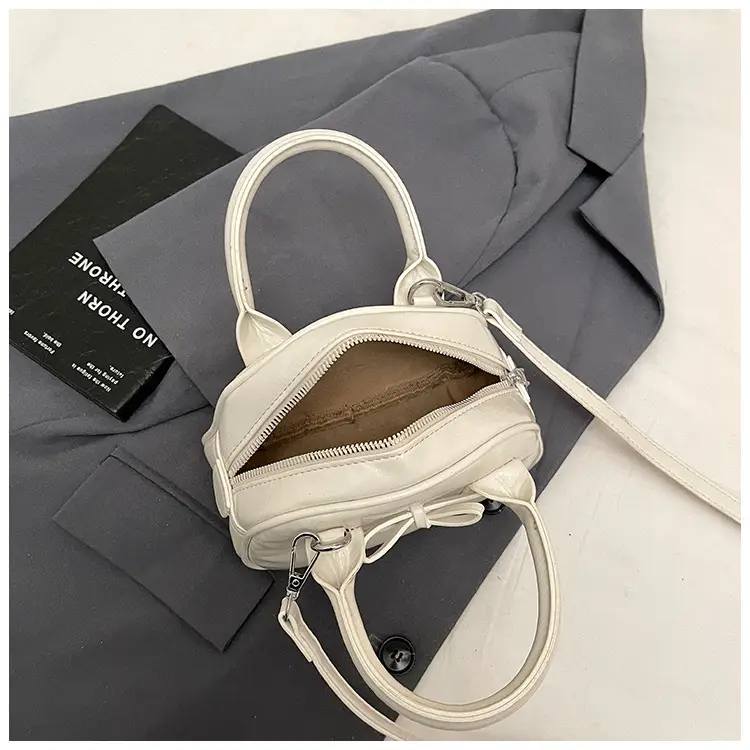 Women's Cream Bow Crossbody Bag 2025 — feature 10