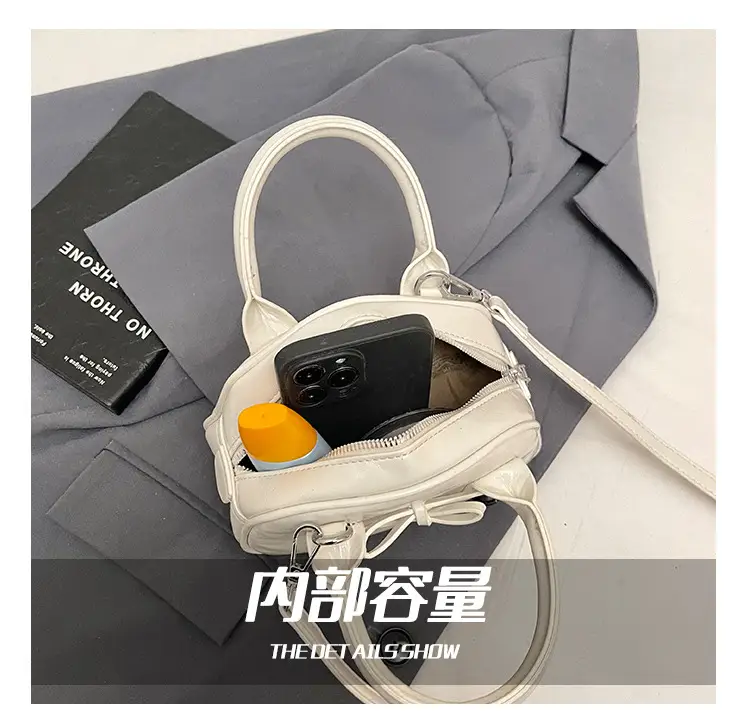Women's Cream Bow Crossbody Bag 2025 — feature 11