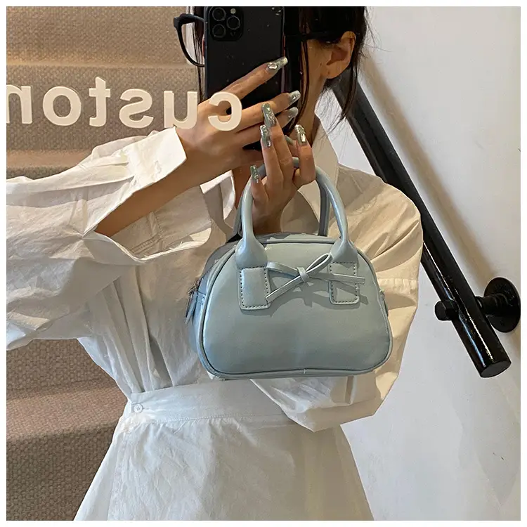 Women's Cream Bow Crossbody Bag 2025 — feature 14