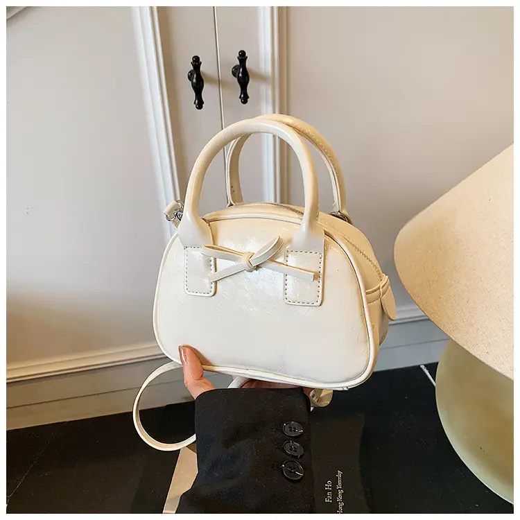 Women's Cream Bow Crossbody Bag 2025 — feature 30
