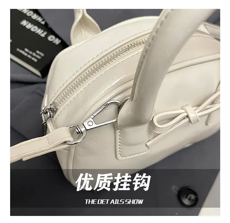 Women's Cream Bow Crossbody Bag 2025 — feature 8