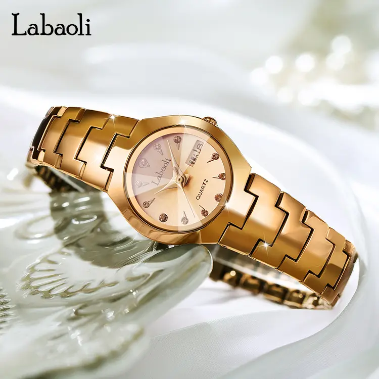 Labboli Gold Quartz Women's Watch 48H