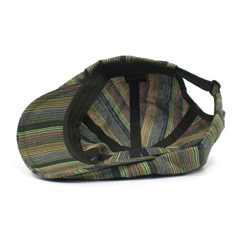 British Vintage Striped Beret Hat for Men Women — feature 13