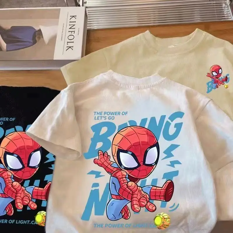 Spider-Man Short Sleeve Cotton T-Shirt for Boys