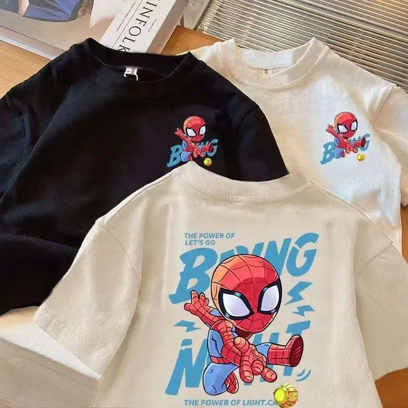 Spider-Man Short Sleeve Cotton T-Shirt for Boys