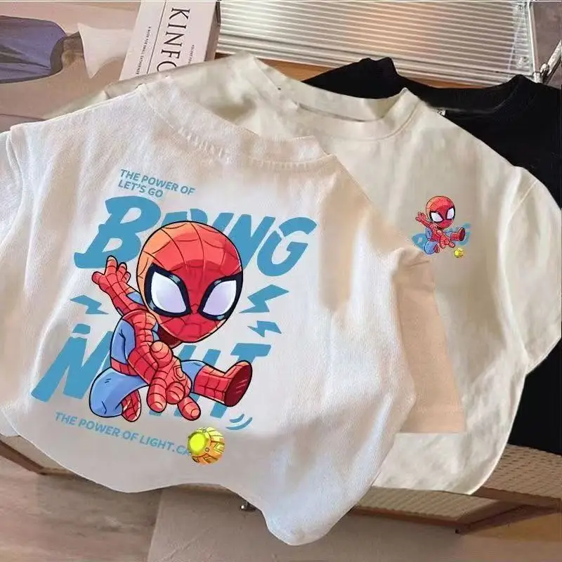 Spider-Man Short Sleeve Cotton T-Shirt for Boys — feature 4