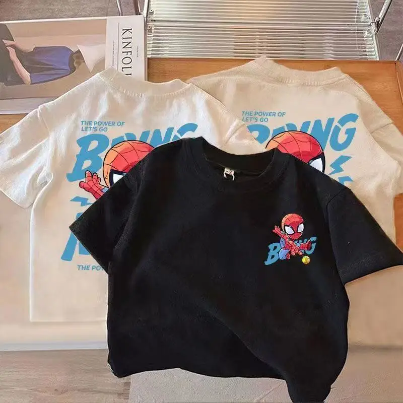 Spider-Man Short Sleeve Cotton T-Shirt for Boys — feature 5