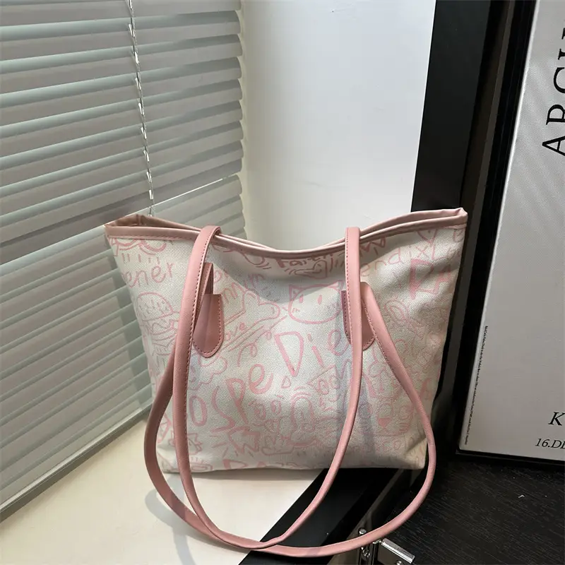 Women Large Capacity Graffiti Shoulder Bag 2025 - Image 3