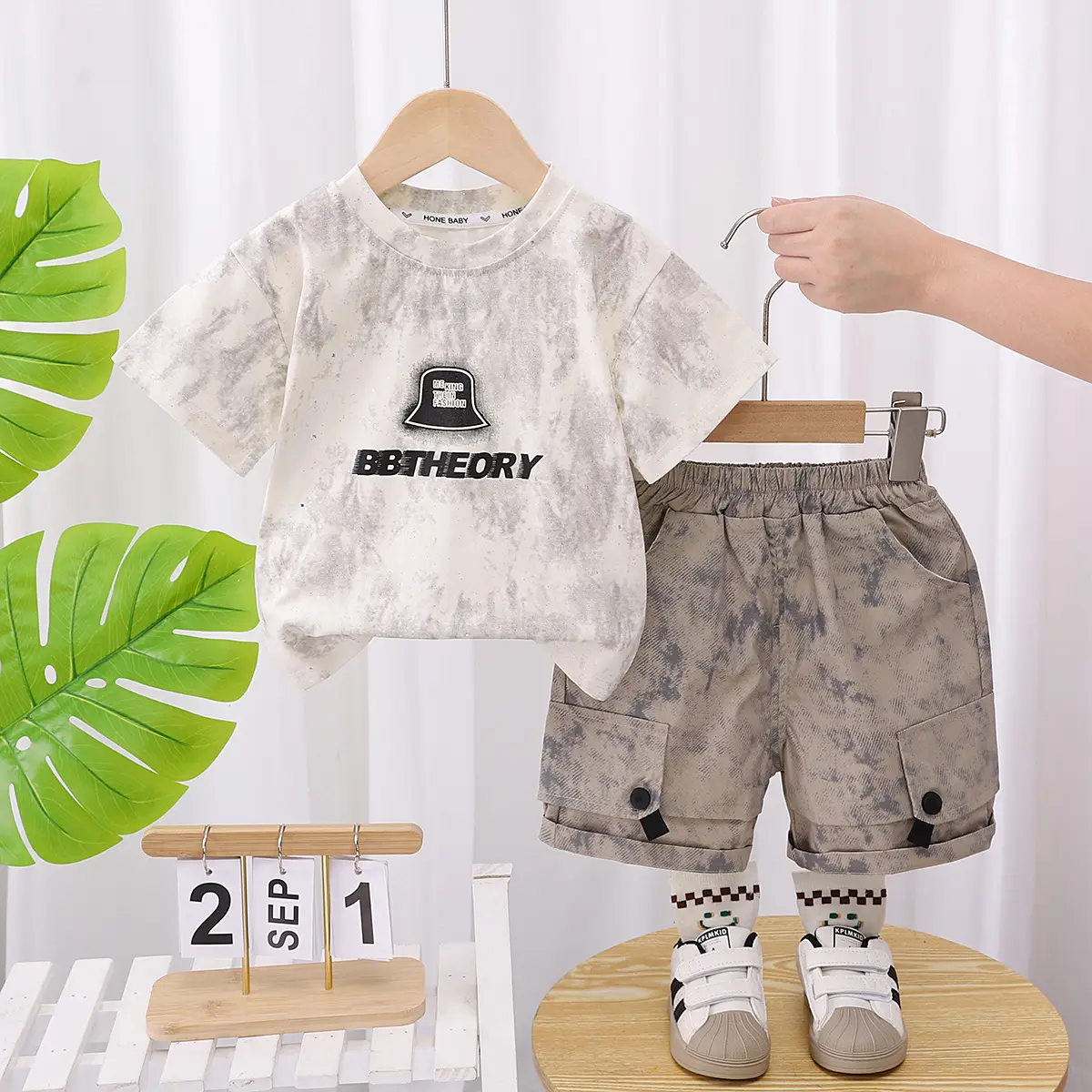 Boys 2Pc T-Shirt Shorts Set Summer 2025 - Image 2