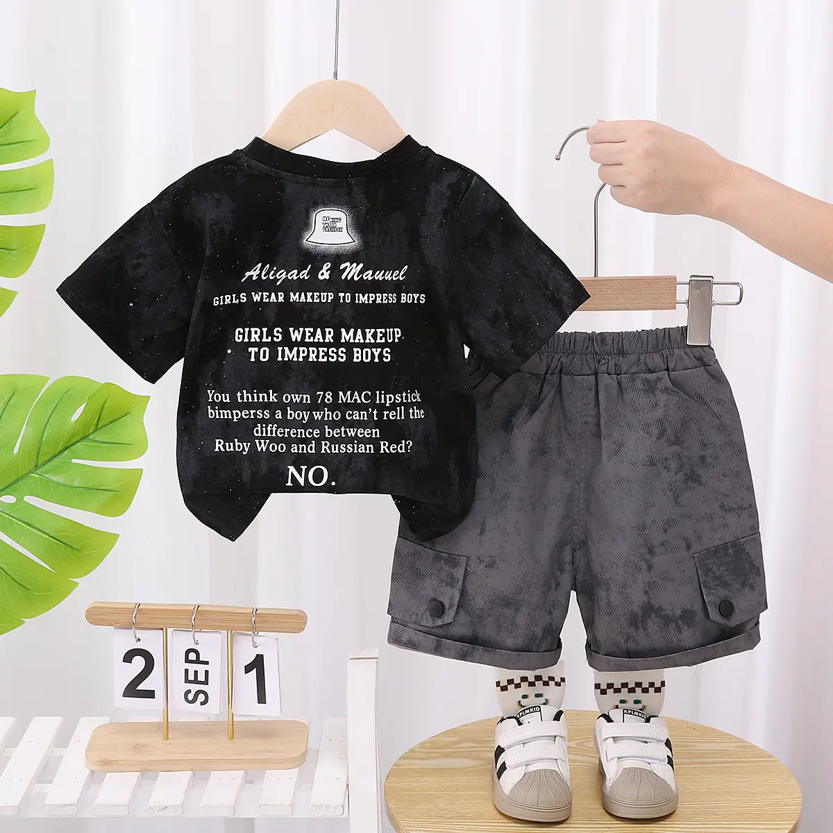 Boys 2Pc T-Shirt Shorts Set Summer 2025 - Image 4