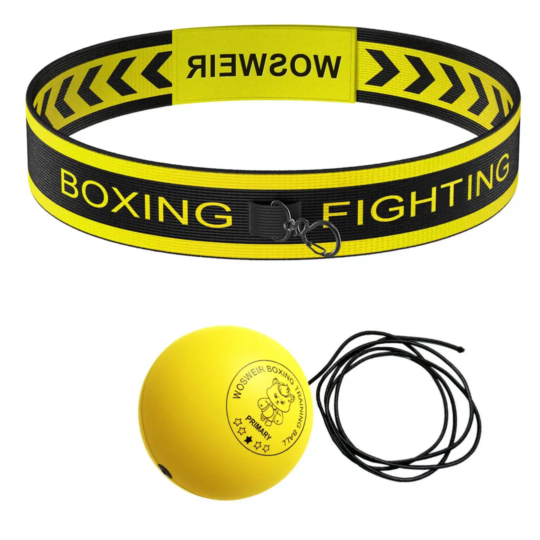Wosweir Head-Mounted Kidsren's Fighting Decompression Training Speed Ball Glossy Pu Foam Reaction Magic Ball Sports Outdoor - Image 9