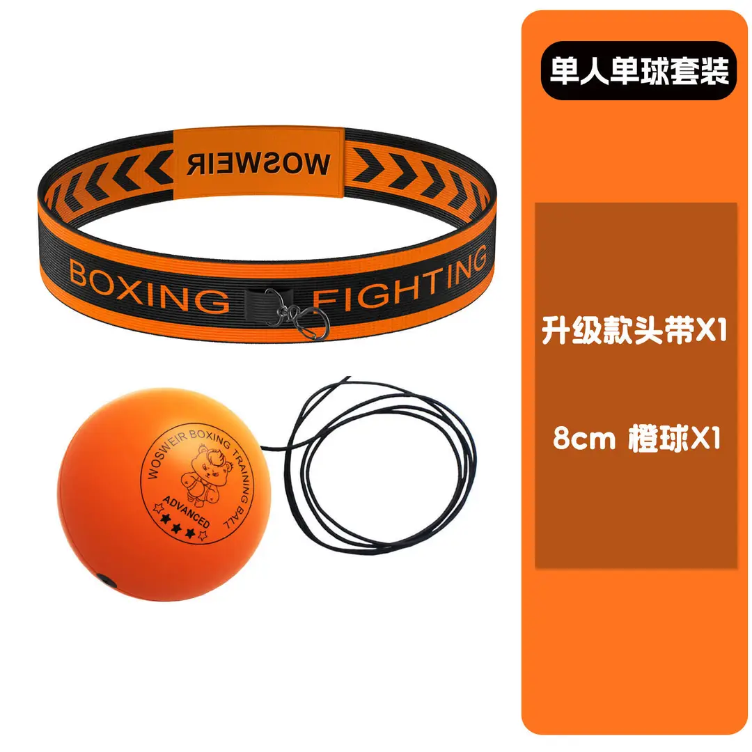 Wosweir Head-Mounted Kidsren's Fighting Decompression Training Speed Ball Glossy Pu Foam Reaction Magic Ball Sports Outdoor - Image 2