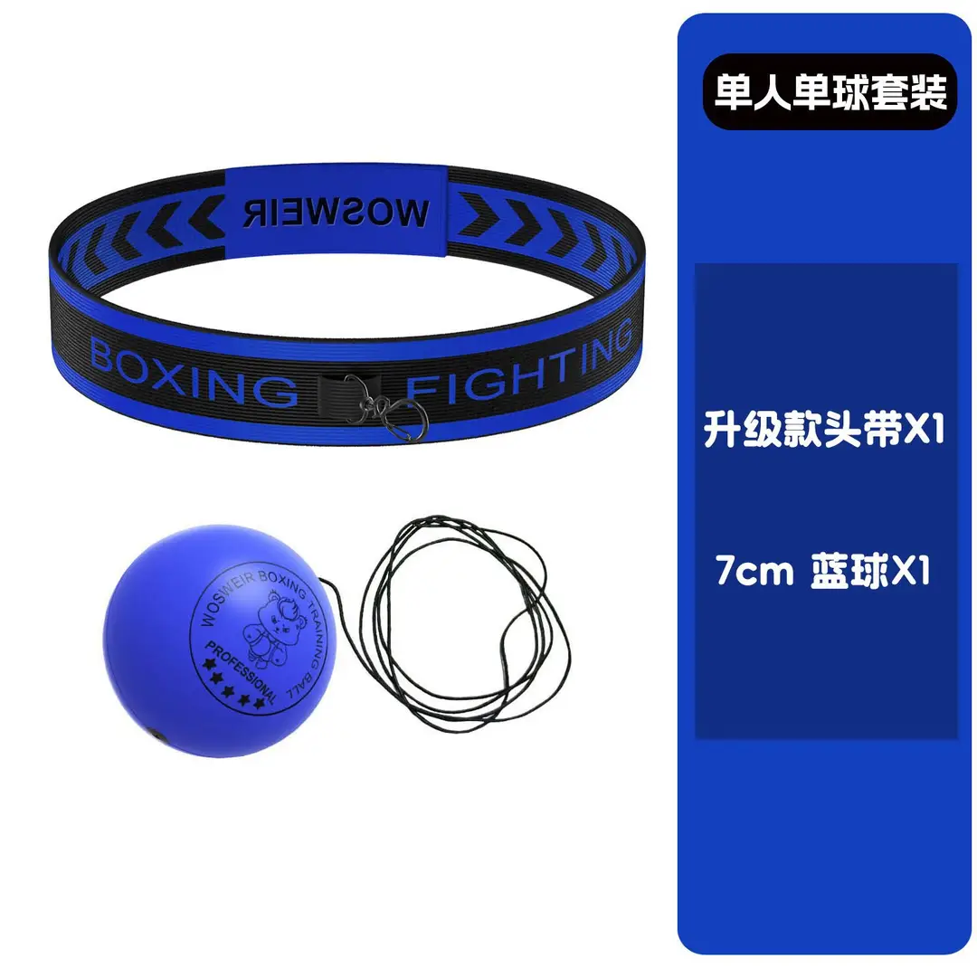 Wosweir Head-Mounted Kidsren's Fighting Decompression Training Speed Ball Glossy Pu Foam Reaction Magic Ball Sports Outdoor - Image 3