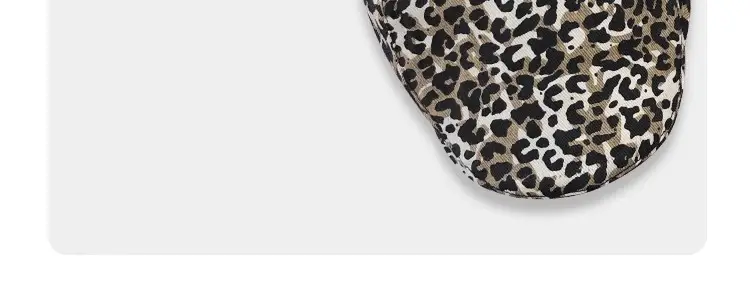 Retro Leopard Print Face Hat for Women Spring Summer — feature 12