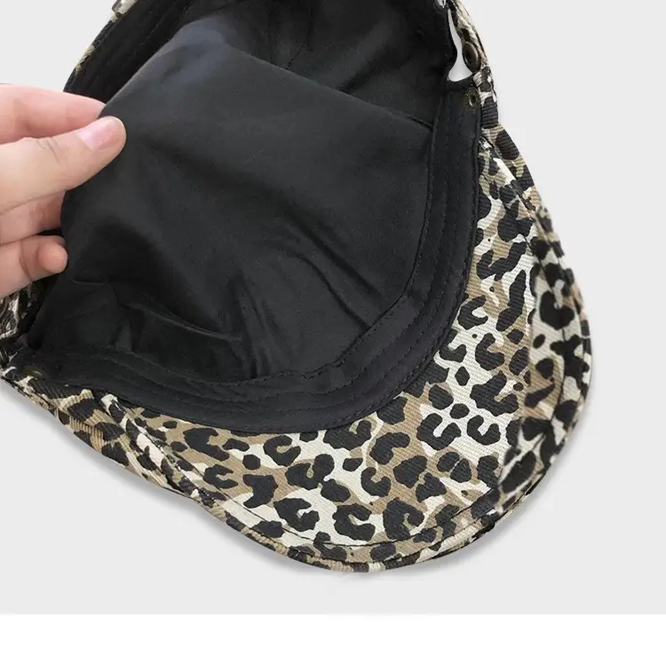 Retro Leopard Print Face Hat for Women Spring Summer — feature 22