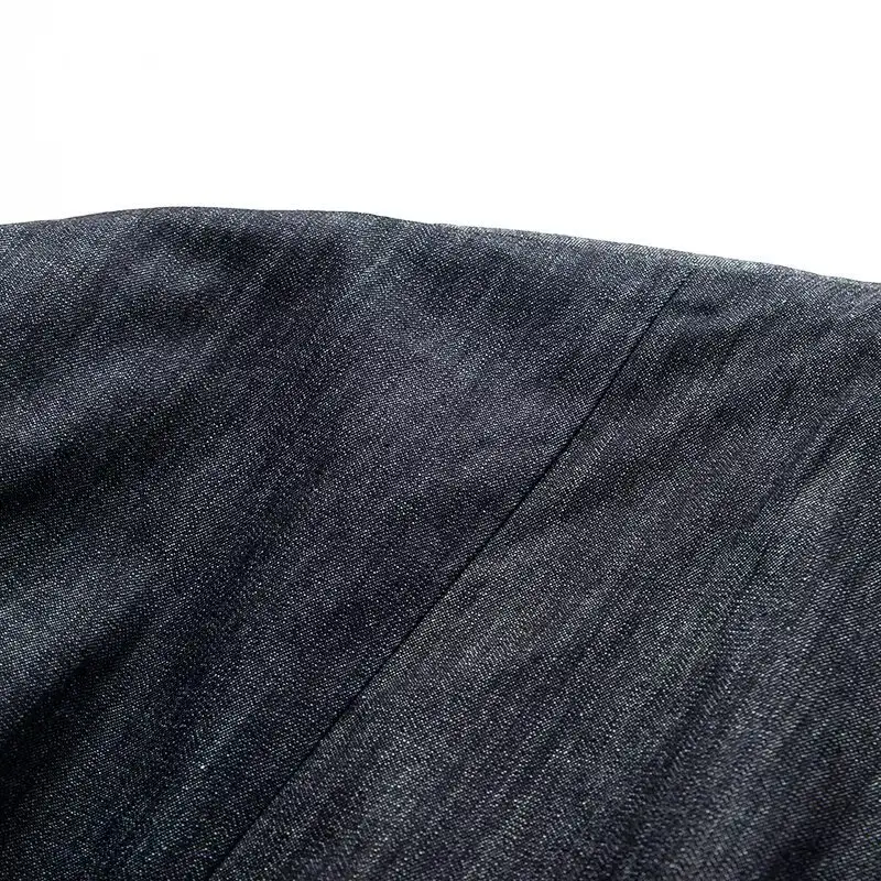 Dark Blue Balloon Skirt Pants Set for Women — feature 14