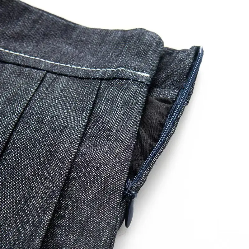 Dark Blue Balloon Skirt Pants Set for Women — feature 15