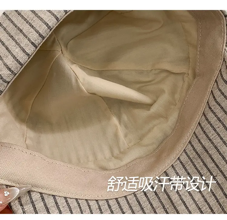 Japanese Style Sunshade Hat for Women 2025 Spring Summer Cotton Linen — feature 9