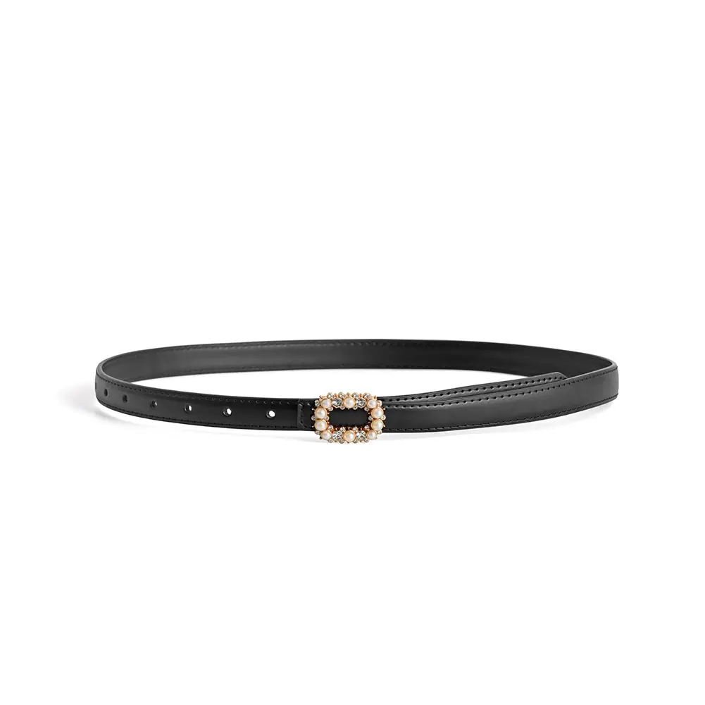 Women's Brown Pearl Buckle Belt Wholesale New - Image 10