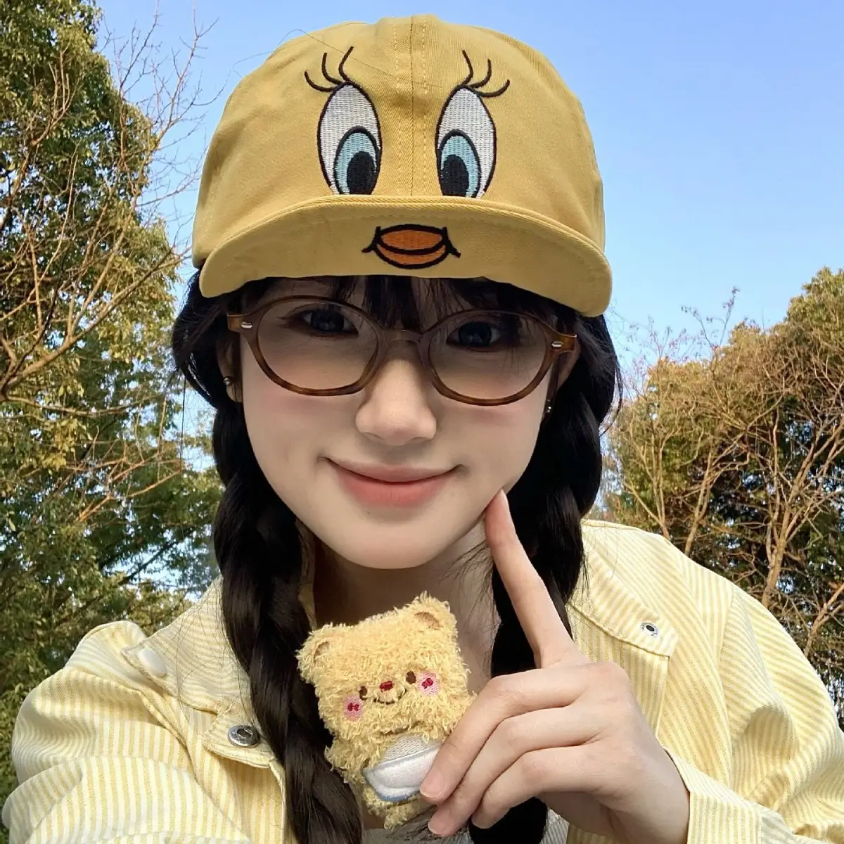 Cute Cartoon Duck Cap for Women with Sunshade Baseball - Image 3