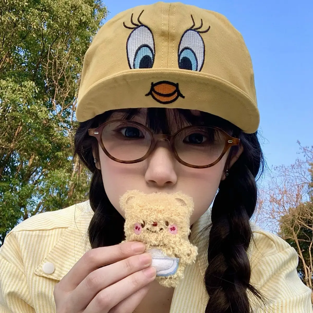 Cute Cartoon Duck Cap for Women with Sunshade Baseball - Image 5