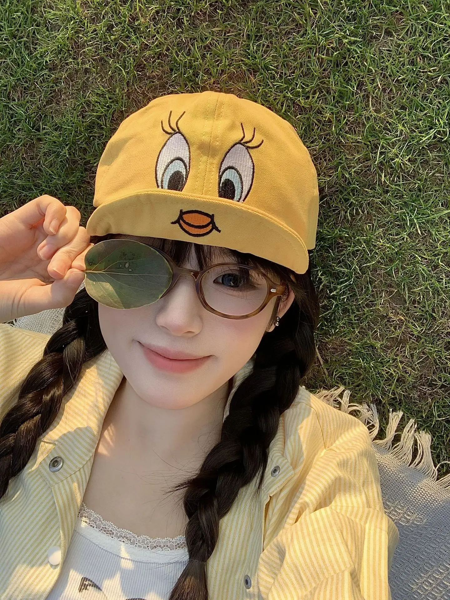 Cute Cartoon Duck Cap for Women with Sunshade Baseball — feature 10