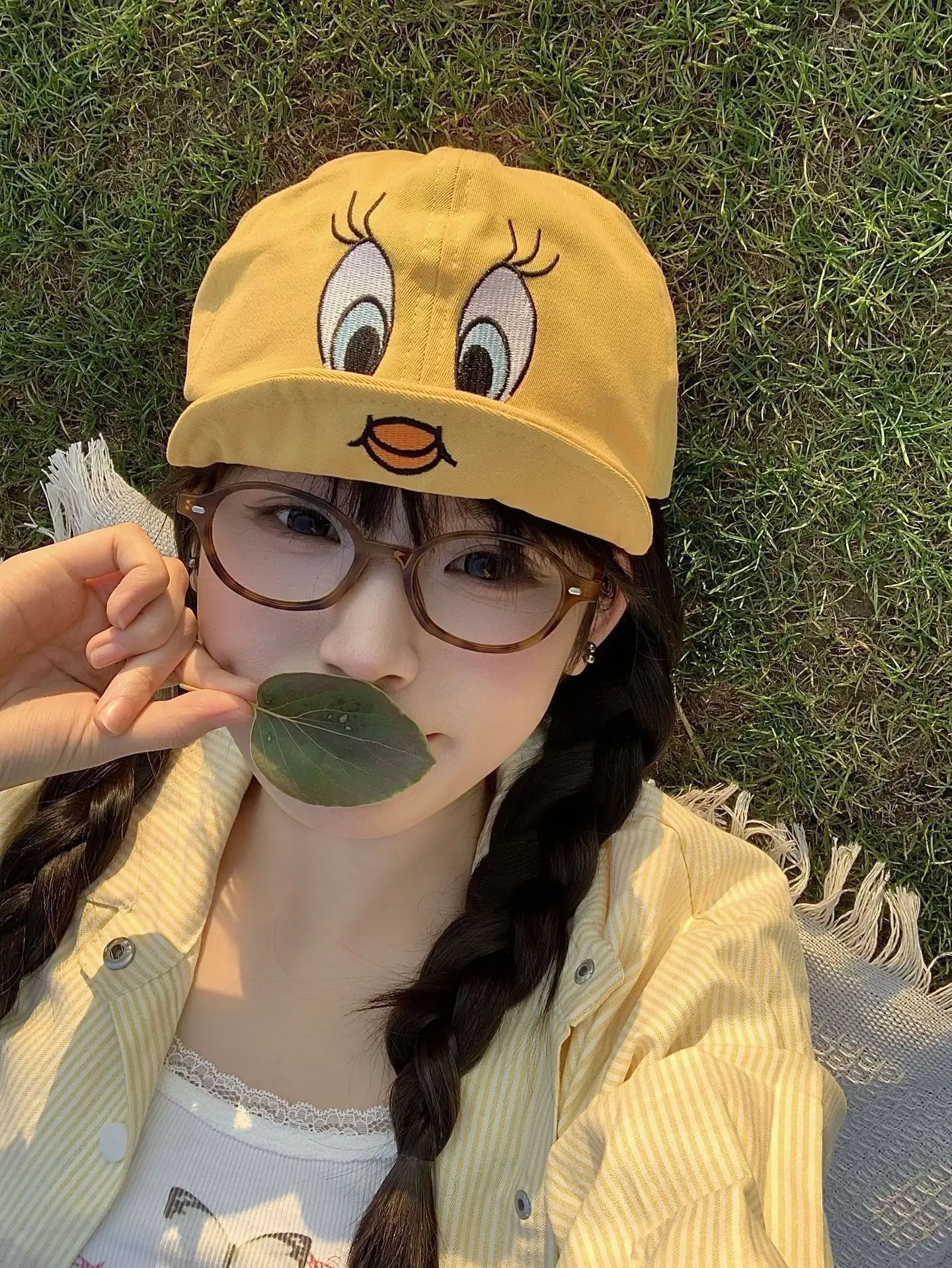 Cute Cartoon Duck Cap for Women with Sunshade Baseball — feature 11