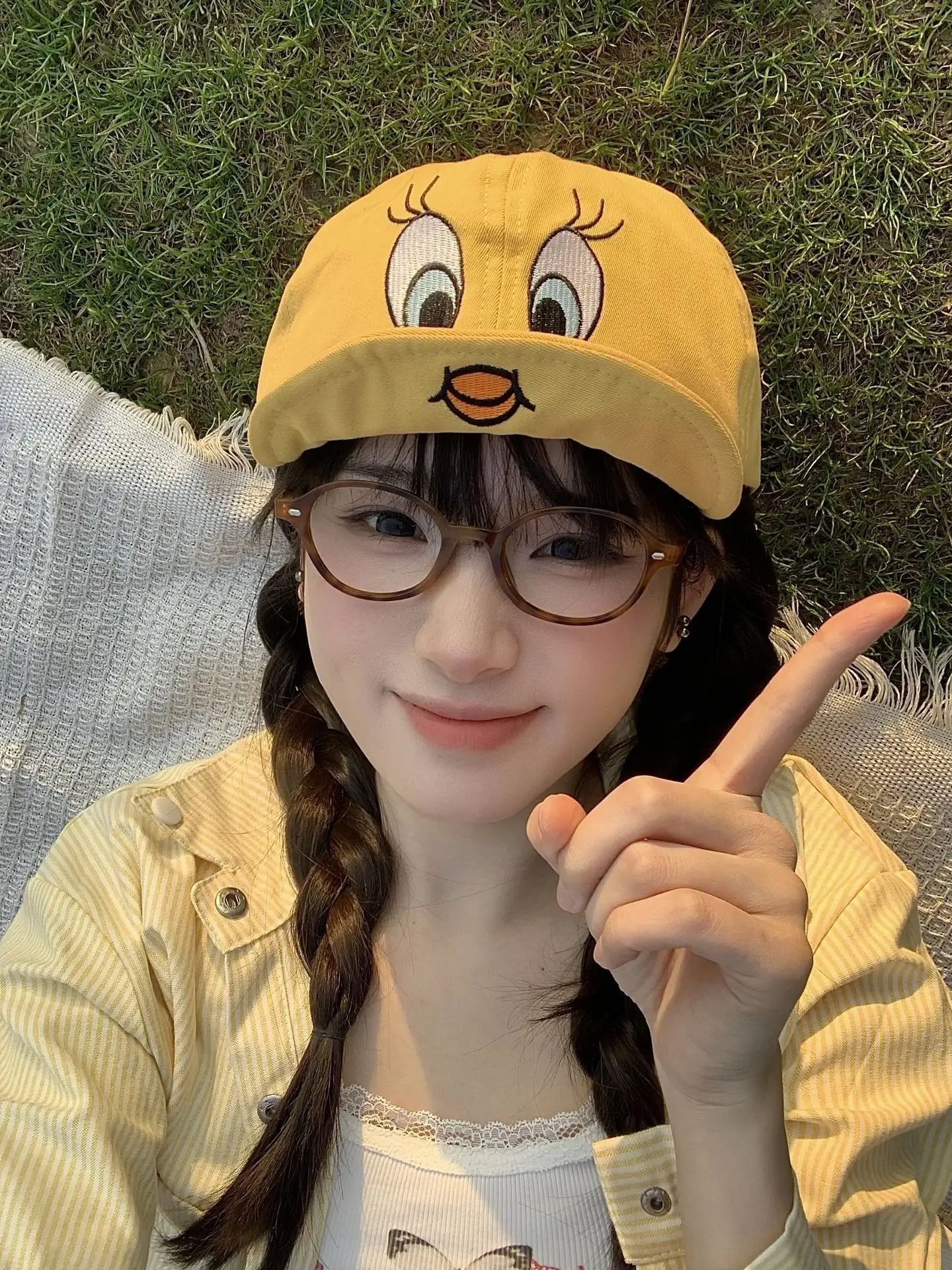 Cute Cartoon Duck Cap for Women with Sunshade Baseball — feature 13