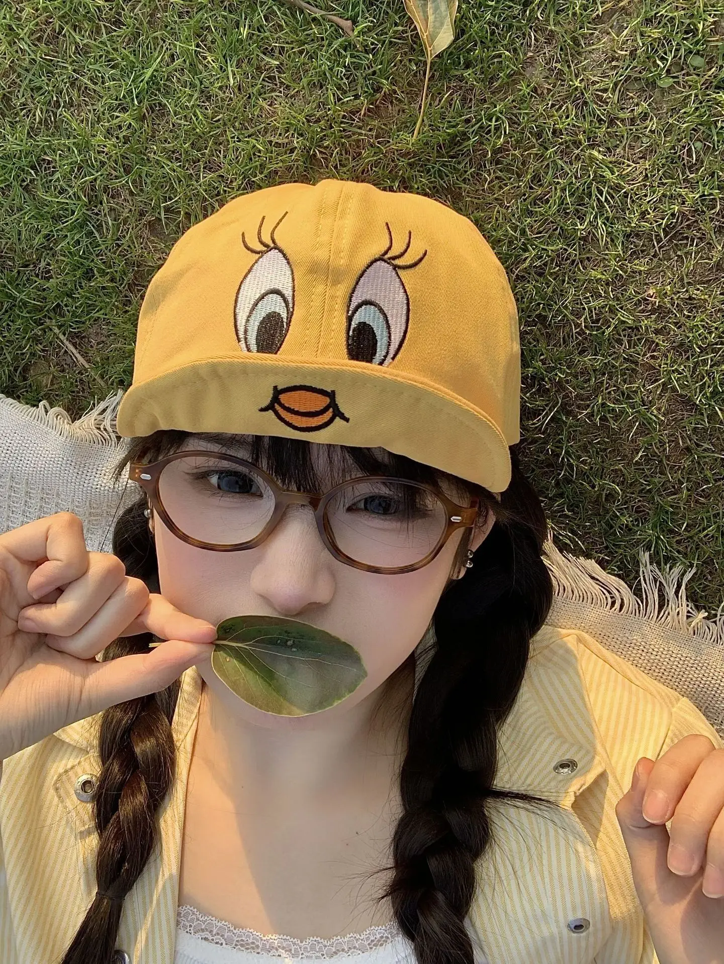Cute Cartoon Duck Cap for Women with Sunshade Baseball — feature 14
