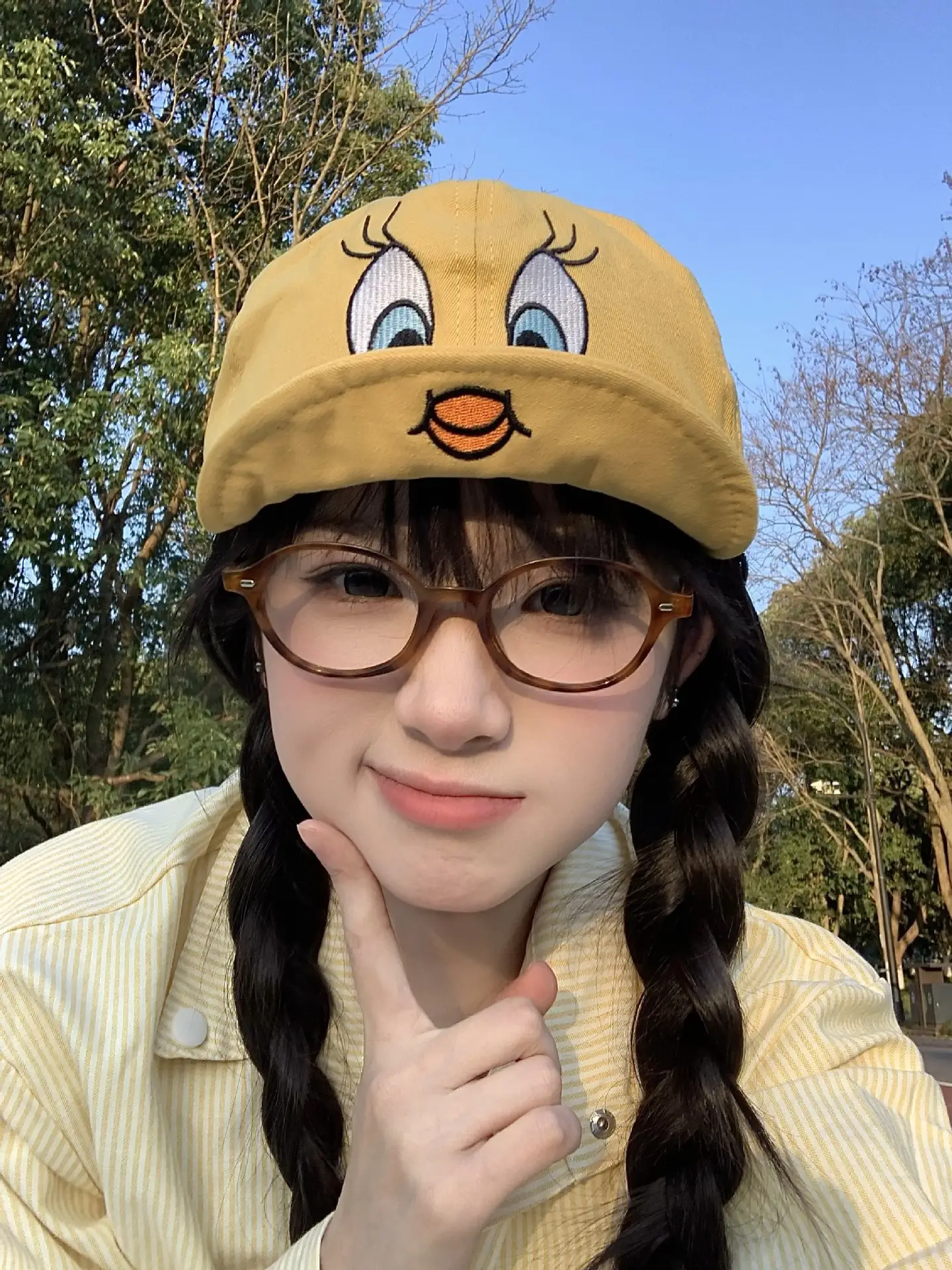Cute Cartoon Duck Cap for Women with Sunshade Baseball — feature 4