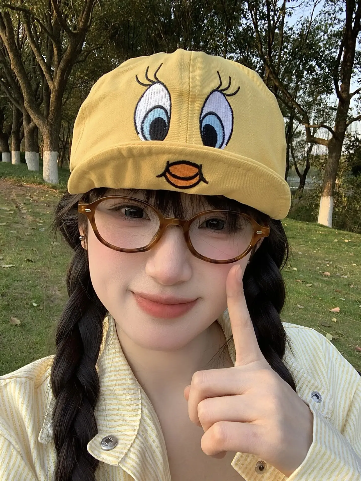 Cute Cartoon Duck Cap for Women with Sunshade Baseball — feature 5